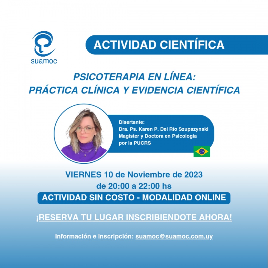 Psicoterapia en l&iacute;nea: pr&aacute;ctica cl&iacute;nica y evidencia cient&iacute;fica