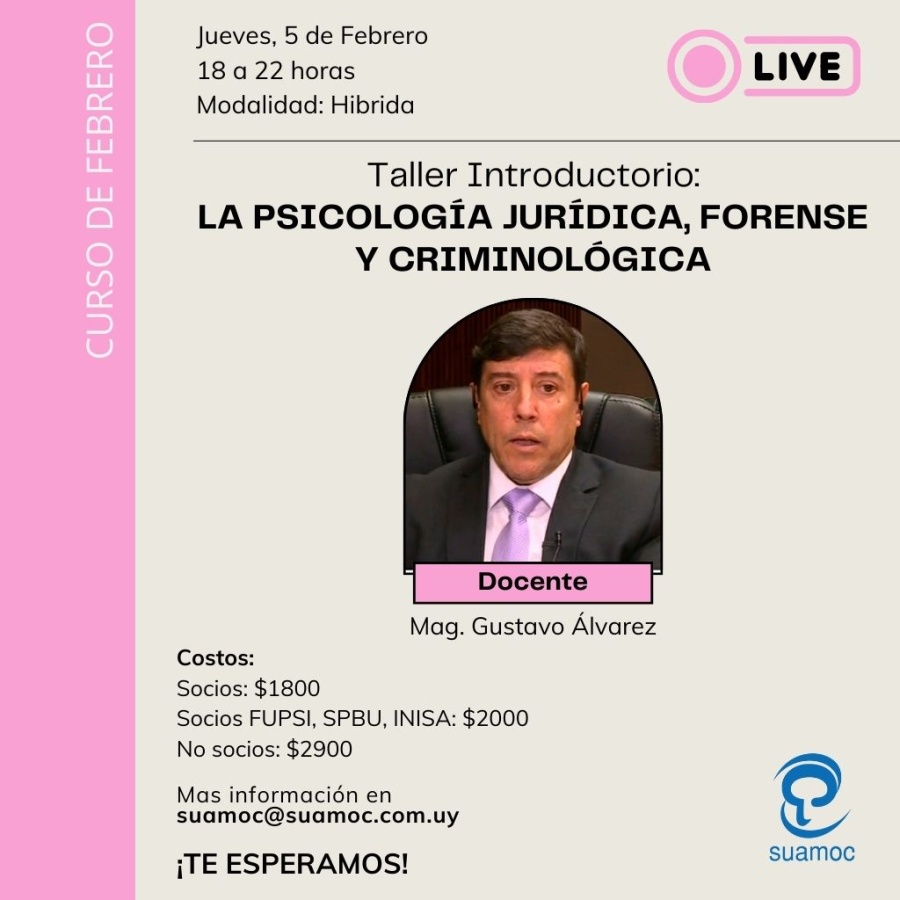 La piscolog&iacute;a jur&iacute;dica, forense y crominol&oacute;gica